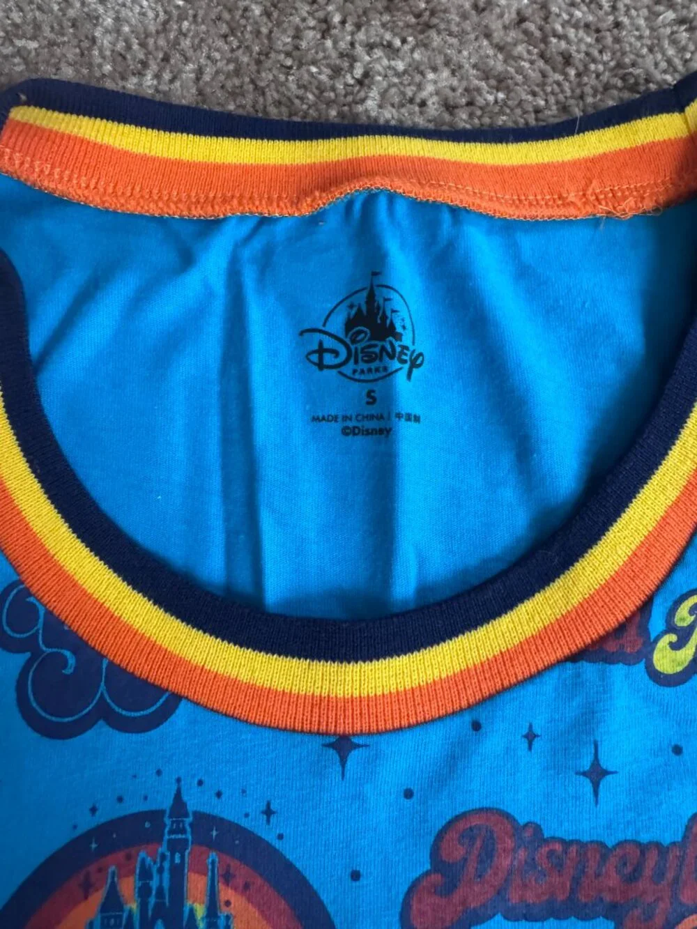 Disney Blue Rainbow '55 Tank Top